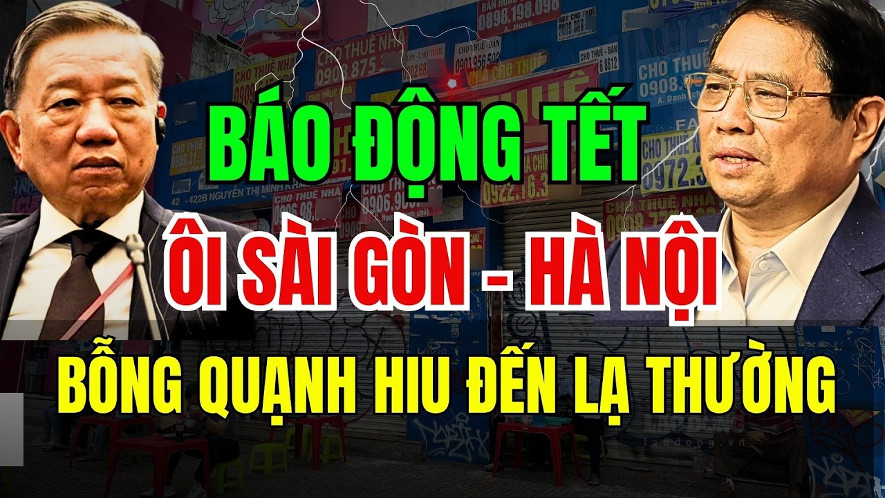 BÁO ĐỘNG TẾT: SÀI GÒN – HÀ NỘI. XÉ LÒNG, NƯỚC MẮT TIỂU THƯƠNG VÀ GIẤC MƠ VỠ VỤN. HÀNG TRIỆU GIA ĐÌNH