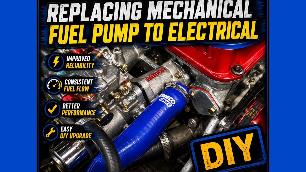 Replacing Mechanical Fuel Pump to Electrical Fuel Pump on Datsun 720