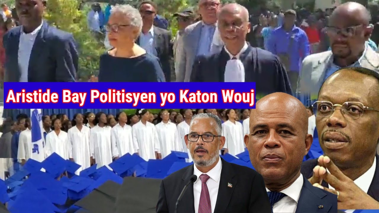 JB Aristide Frape Martelly Fò Pandan Seremoni Gradyasyon Etidyan UNIFA -Aristide Pale de $21 Milya🇫🇷