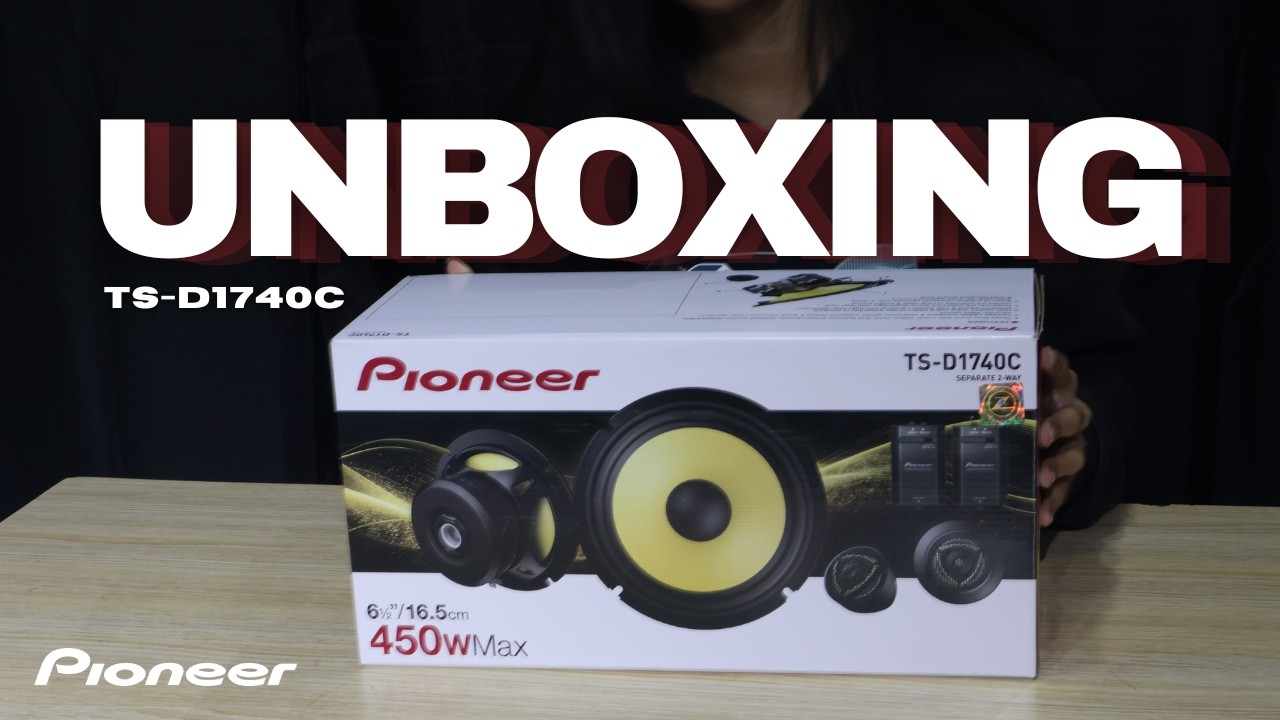 PIONEER TS-D1740C UNBOXING VIDEO