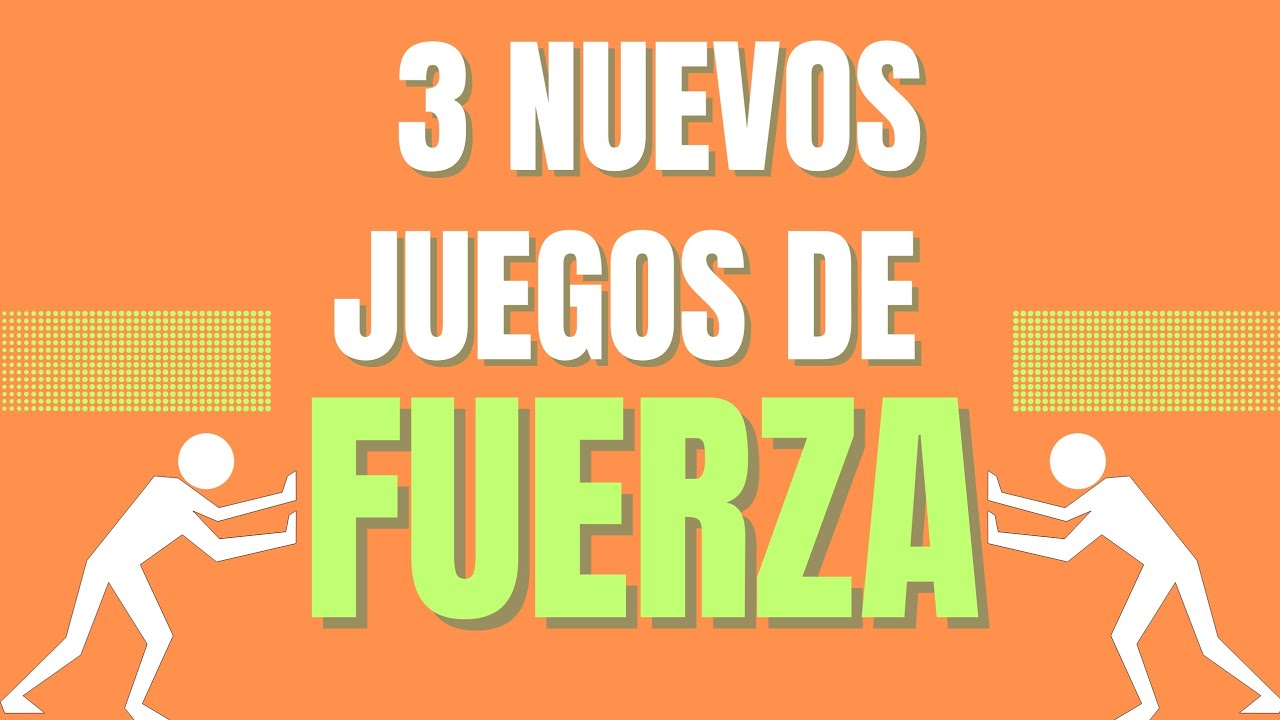 💪3 JUEGOS DE FUERZA para EDUCACIÓN FÍSICA #educacionfisica