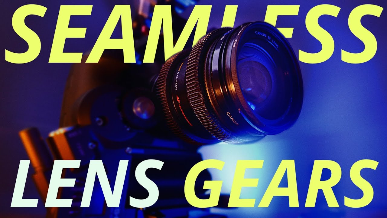 Add SEAMLESS Follow Focus Gears to ANY PHOTO LENS