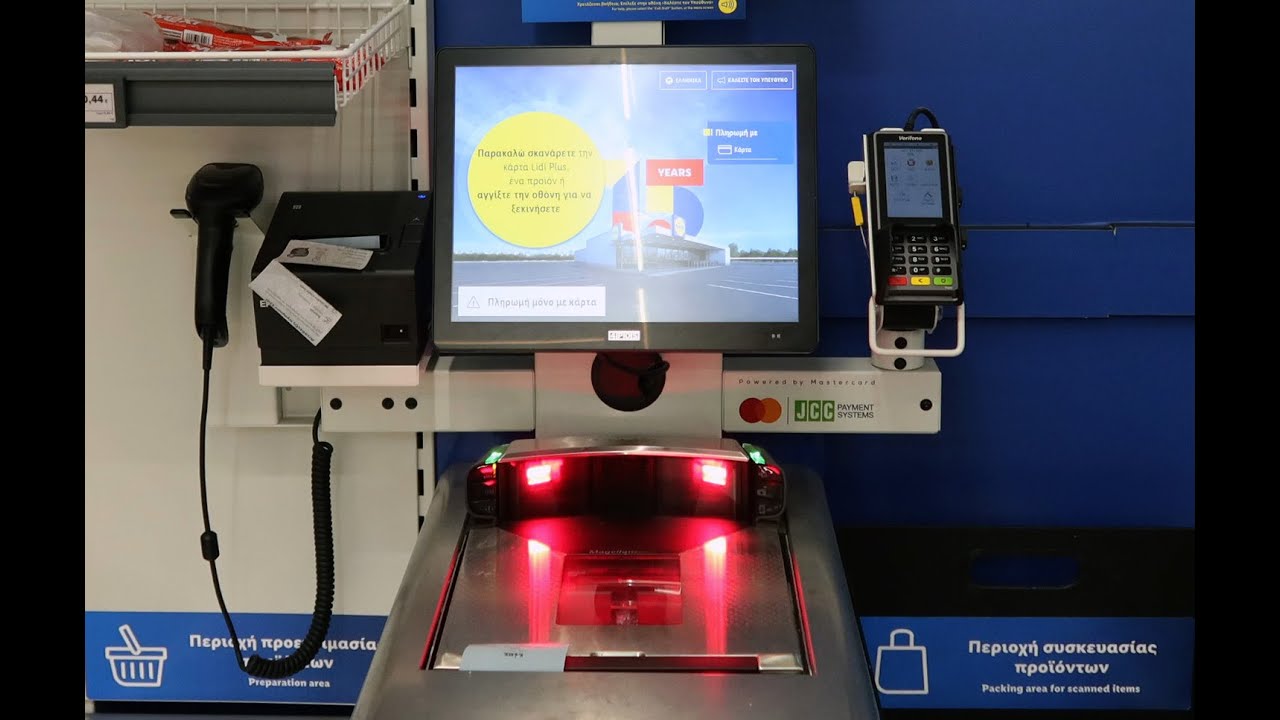 Lidl Self-Checkout review using Lidl Plus app and buying beer and bread
