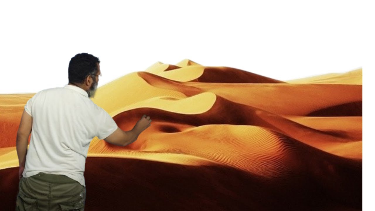 بطريقة جديدة كيفيه رسم الصحراء في المناظر الطبيعيه للمبتدئين حصريا