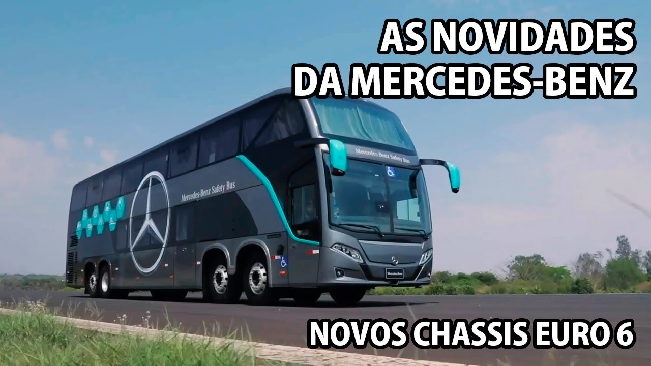 #TRANSPÚBLICO2022 As NOVIDADES da MERCEDES-BENZ. Novos Chassis BLUETEC 6