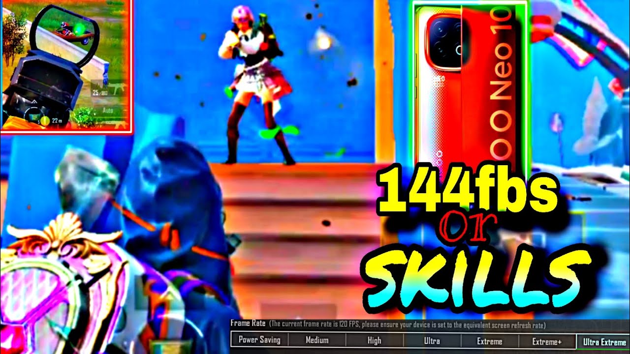 💪Skills is the matter 💥|144fbs|iqoo neo 10 | watch fully |four finger 🔥
