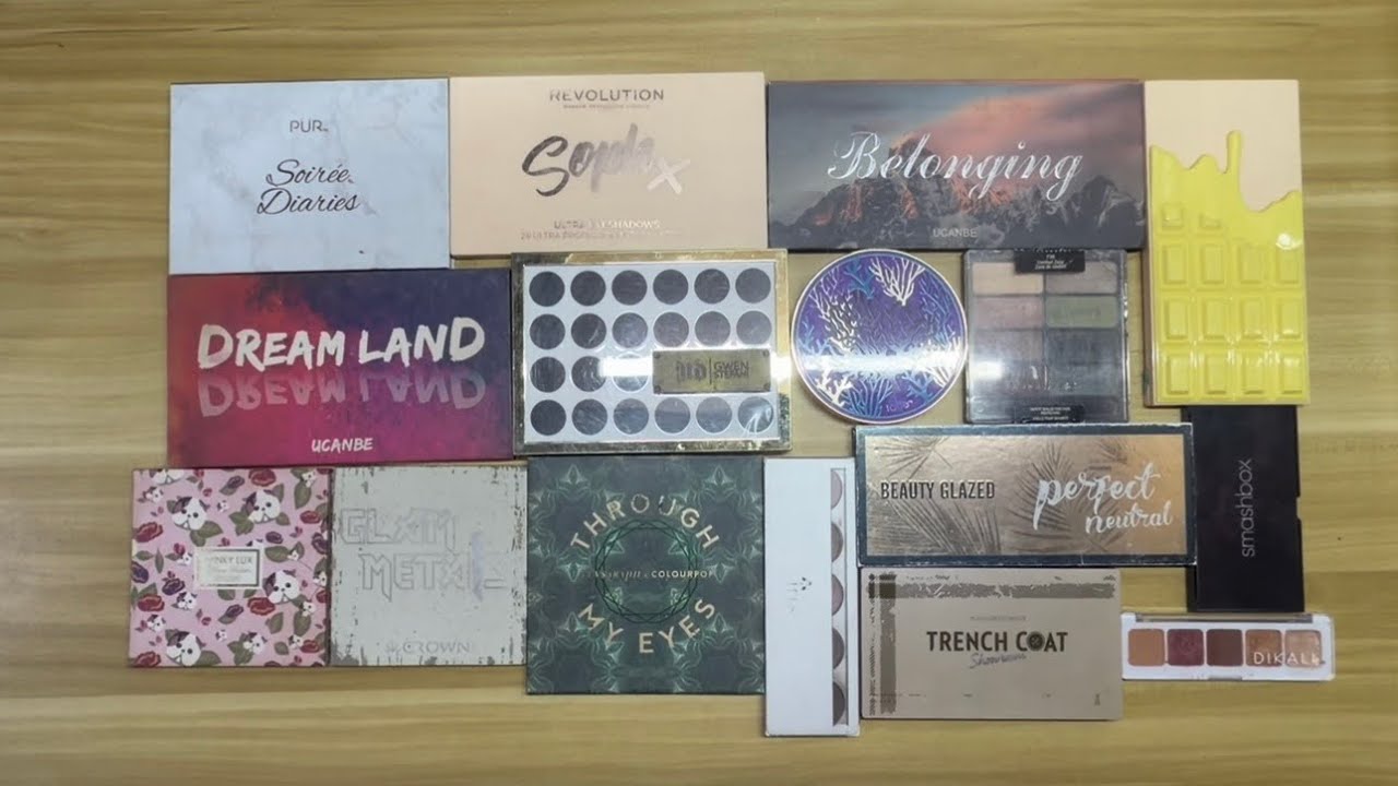 Ranking eyeshadow palettes I worked on in 2025
