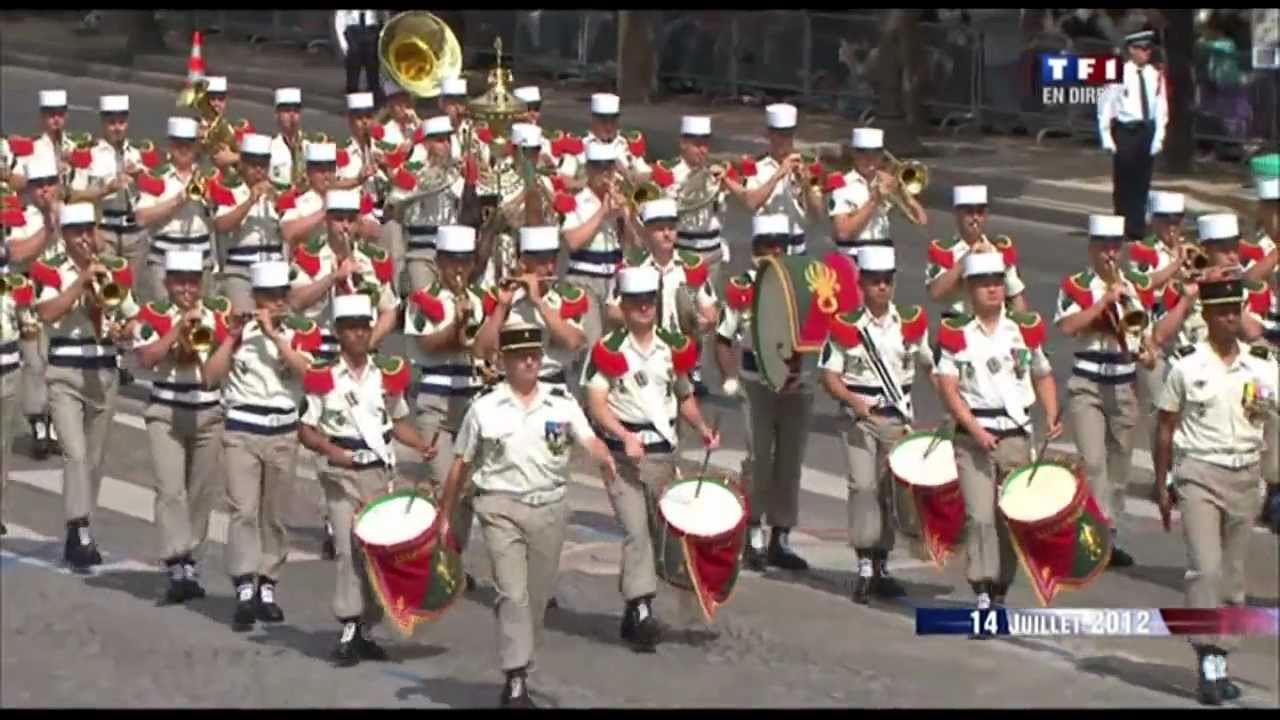 L&eacute;gion &eacute;trang&egrave;re Juillet 14, 2012 - Foreign Legion July 14, 2012- Fremdenlegion 14 Juli 2012