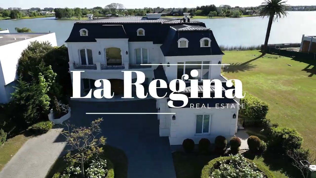 Casa francesa en venta al lago central del Golf - Nordelta