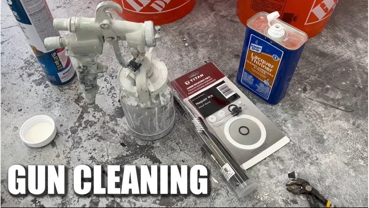CLEANING MY TITAN MAXUM II HVLP SPRAY GUN | Bathtub Reglazing Sprayer Repair Kit | DP TUBS