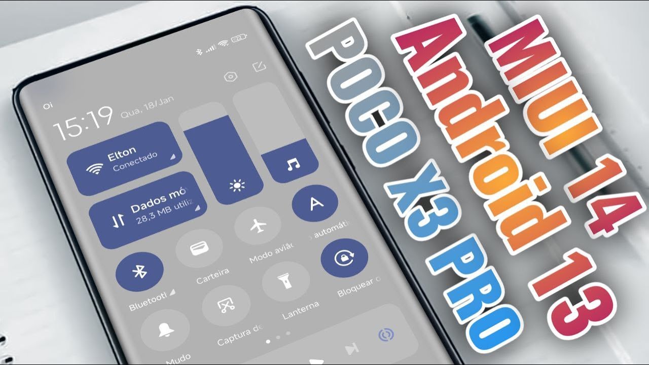 POCO X3 PRO ATUALIZADO MIUI 14 ANDROID 13 | MINT - REVIEW E INSTALAÇÃO