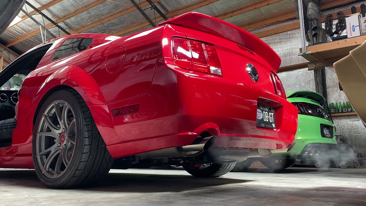 2008 mustang GT hot rod cams stock mufflers