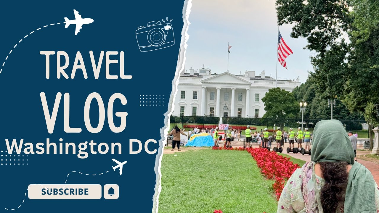 First Time Washington DC Travel Vlog part 1 #vlog #blog #fyp #america #whitehouse #pakistan #travel
