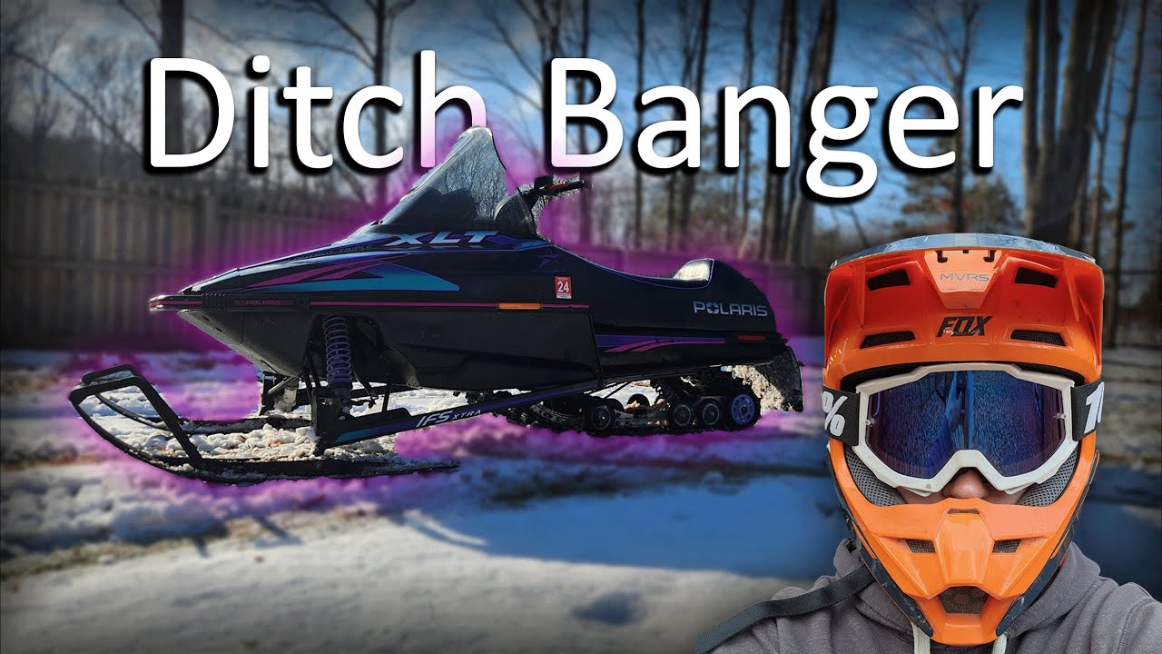 Turning This Old Snowmobile Into the ULTIMATE DITCH BANGER