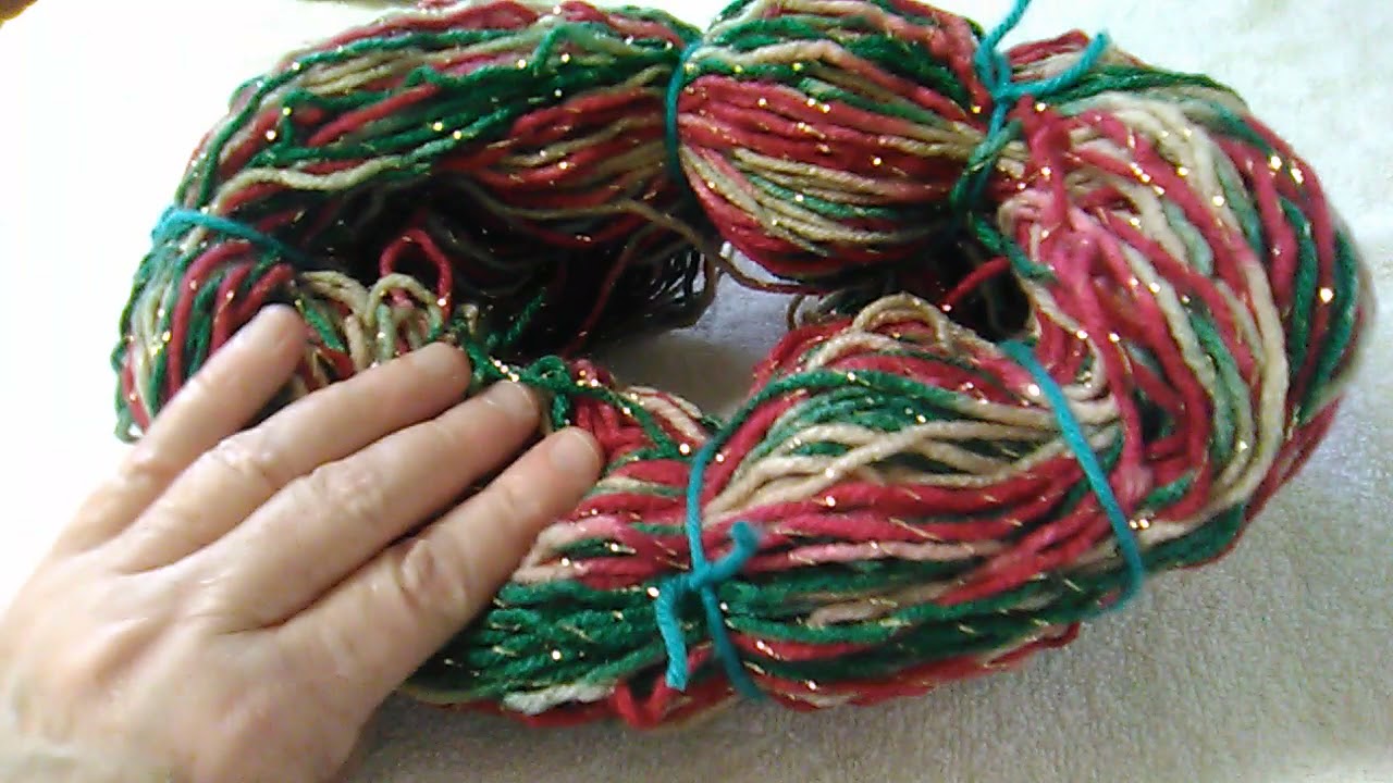 How to hand wash/launder knitting/crochet Yarn from thrift store to remove dust or odors.