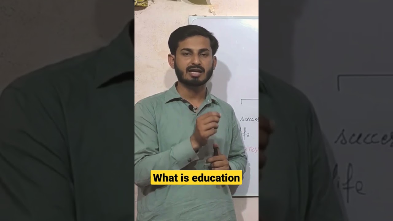 what is education explained in urdu