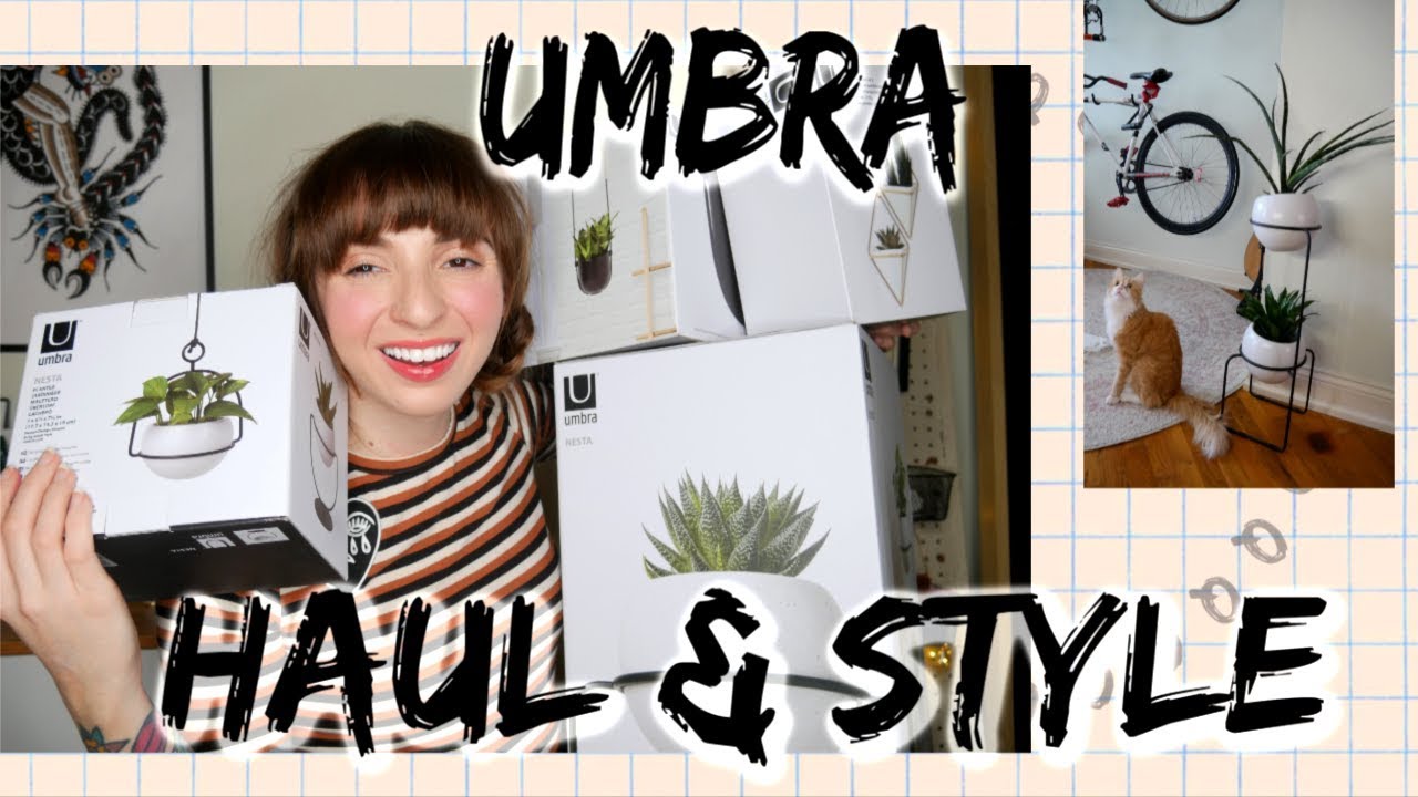 How I Style Minimalist Planters! Umbra Haul