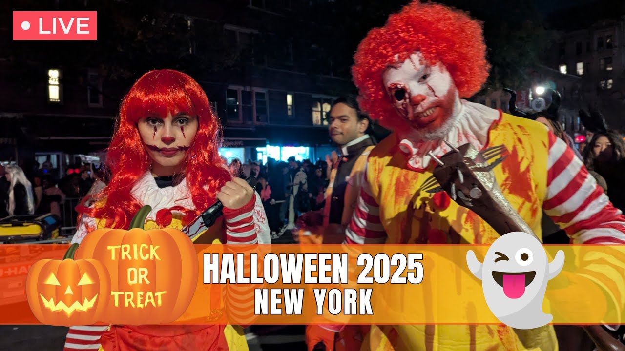 🔴 NYC LIVE | 2025 Village Halloween Parade 👻🎃