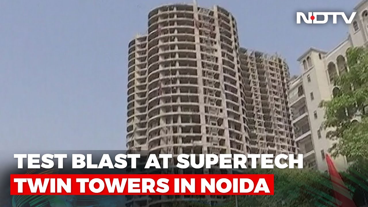 Test Blast At Supertech Towers Checks Explosives Needed For Demolition