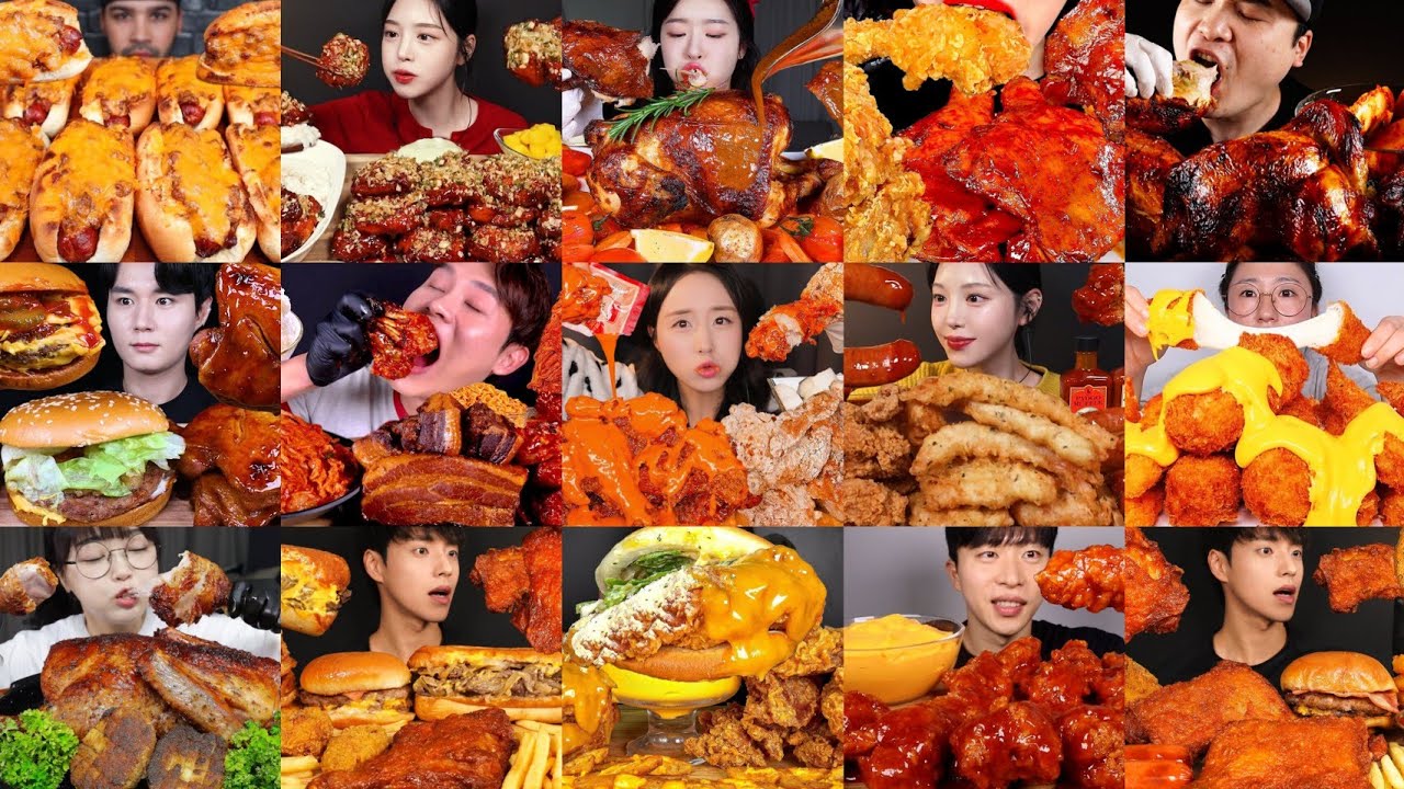 2× SPEED EATING SOUND | Crunchy & Delicious | An Irresistible Visual Feast | The Best Fast Food