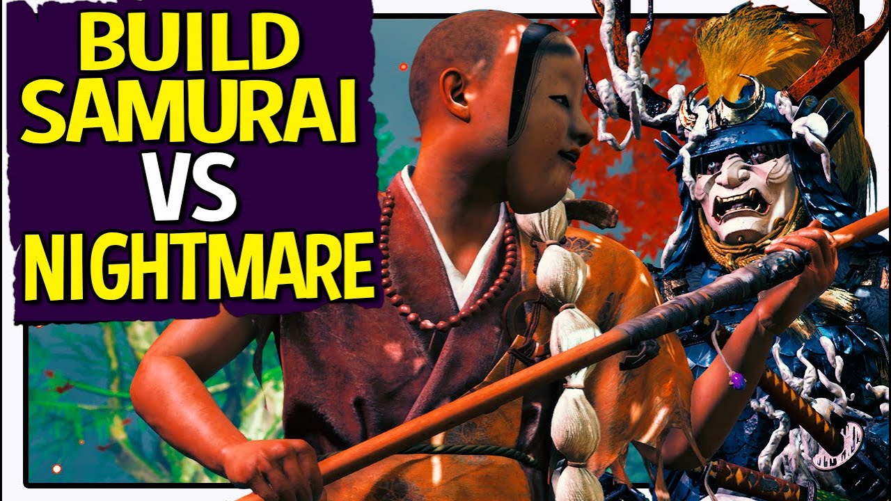 BUILD SAMURAI VS NIGHTMARE - JUGANDO SOLO en PESADILLA - GHOST OF TSUSHIMA LEGENDS GAMEPLAY