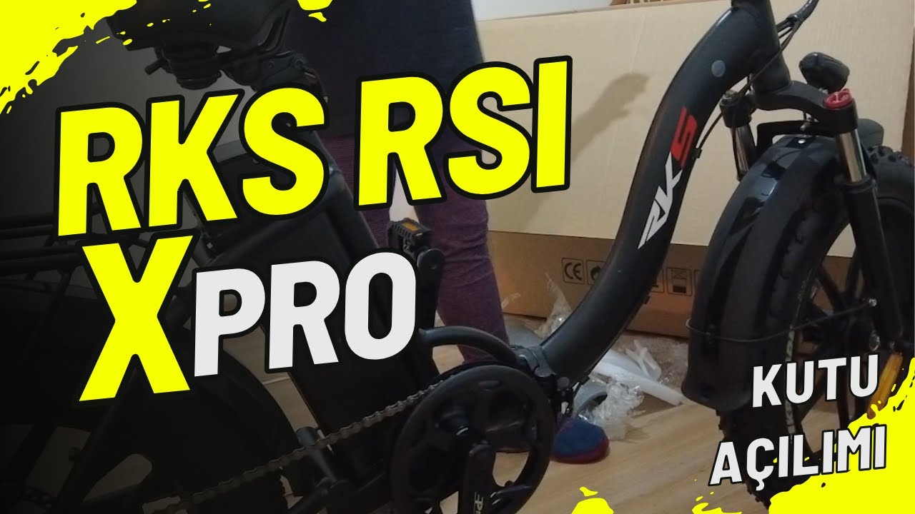 RKS RSI X PRO ELEKTRİKLİ KATLANIR BİSİKLET KUTU AÇILIMI