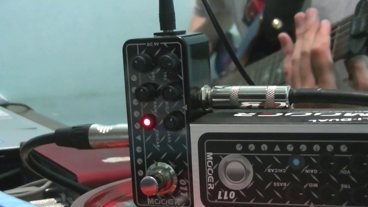 Mooer Cali Dual 011 micro preamp (Quick demo)