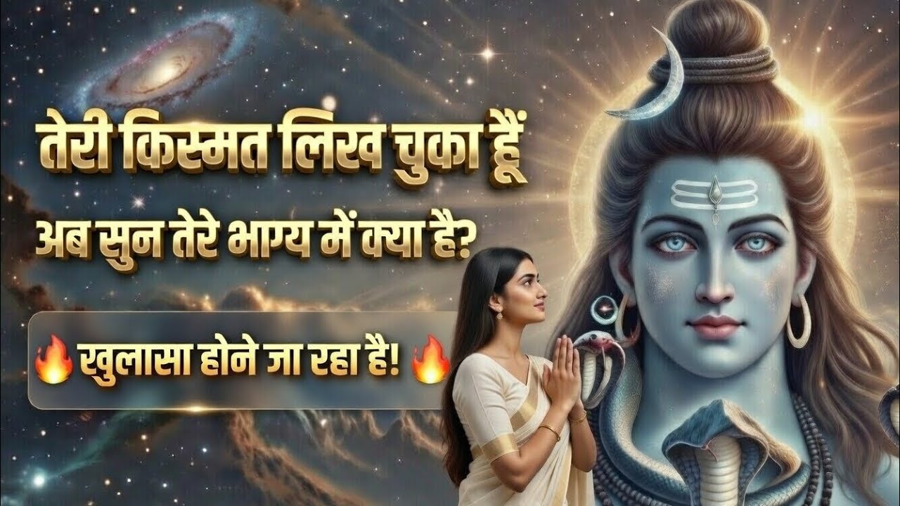 👉 तेरी किस्मत लिख चुका हूँ 🔱 अब सुन — तेरे भाग्य में क्या लिखा है | महादेव का संदेश | Mahadev Messag