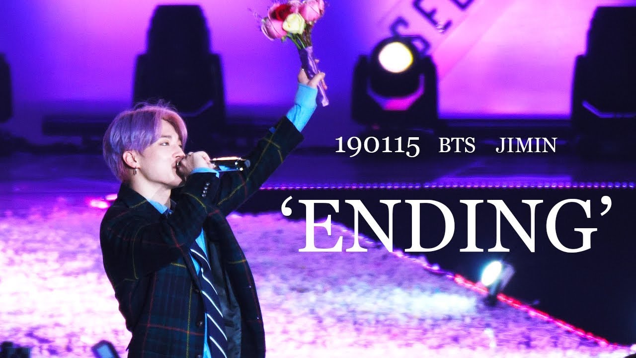 190115 SMA 서울가요대상 방탄소년단 BTS 지민 JIMIN Focus ENDING 4K