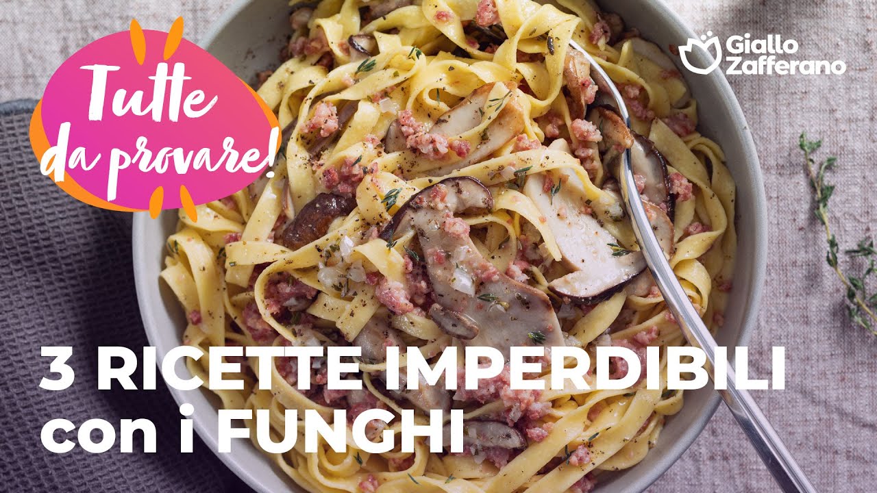 🍄 3 RICETTE IMPERDIBILI con i FUNGHI😍🤎🍁