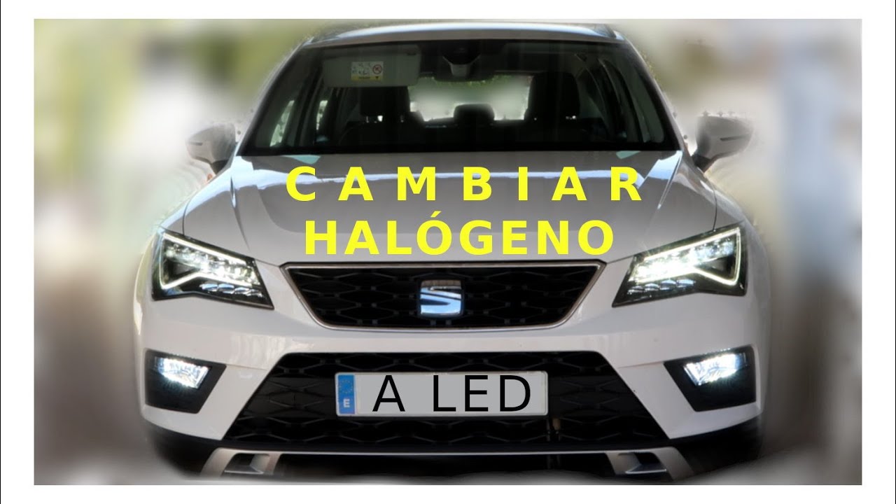 Cambio luces antiniebla Seat ateca  de halógenas a LED