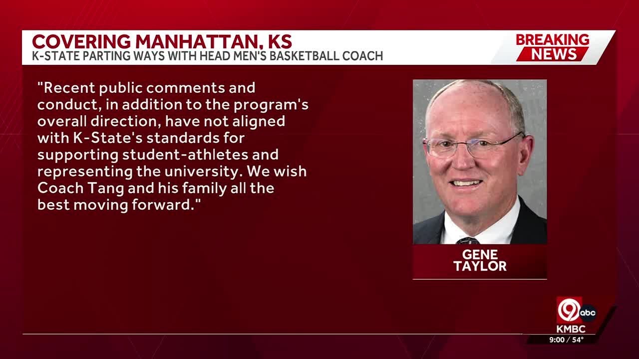 Kansas State fires Jerome Tang, cites program direction and conduct concerns