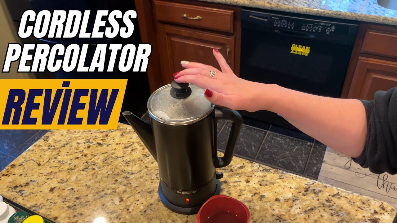 Presto 12-Cup Cordless Coffee Percolator Review ☕ - Stainless Steel & Modern Design