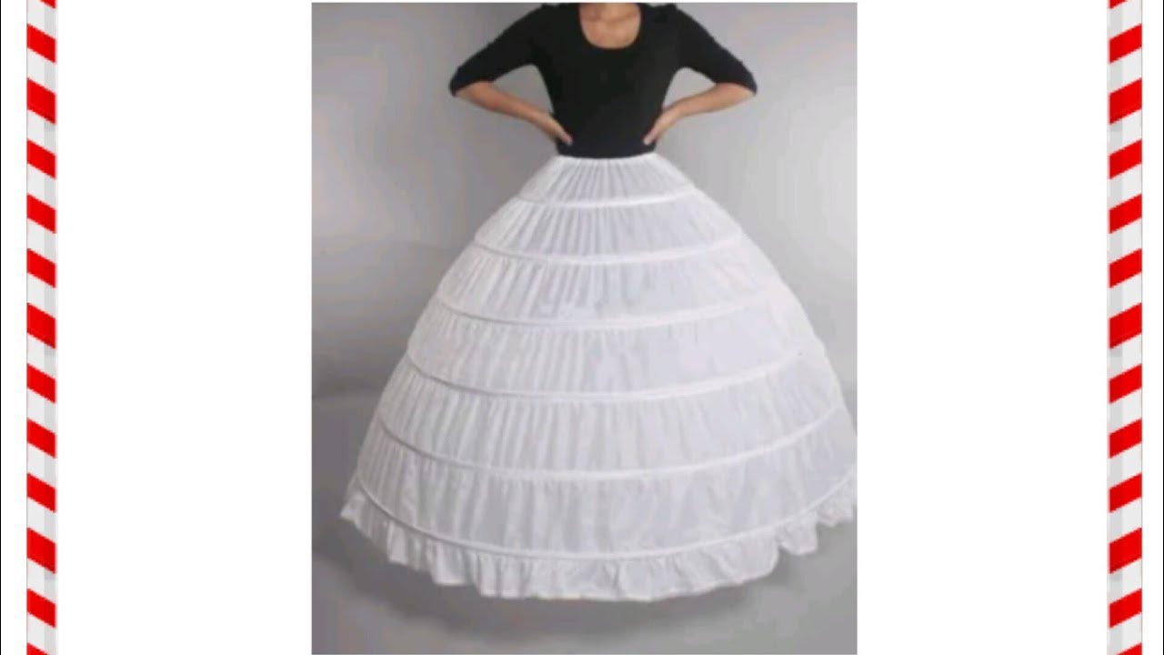 HOW TO CUT AND SEW PETTICOAT/HOOP SKIRT FOR BALL GOWN WEDDING GOWN