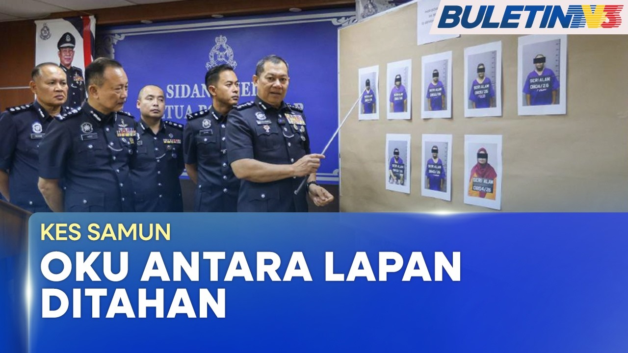 JENAYAH | OKU Antara Lapan Ditahan Bantu Siasatan Kes Samun RM500,000
