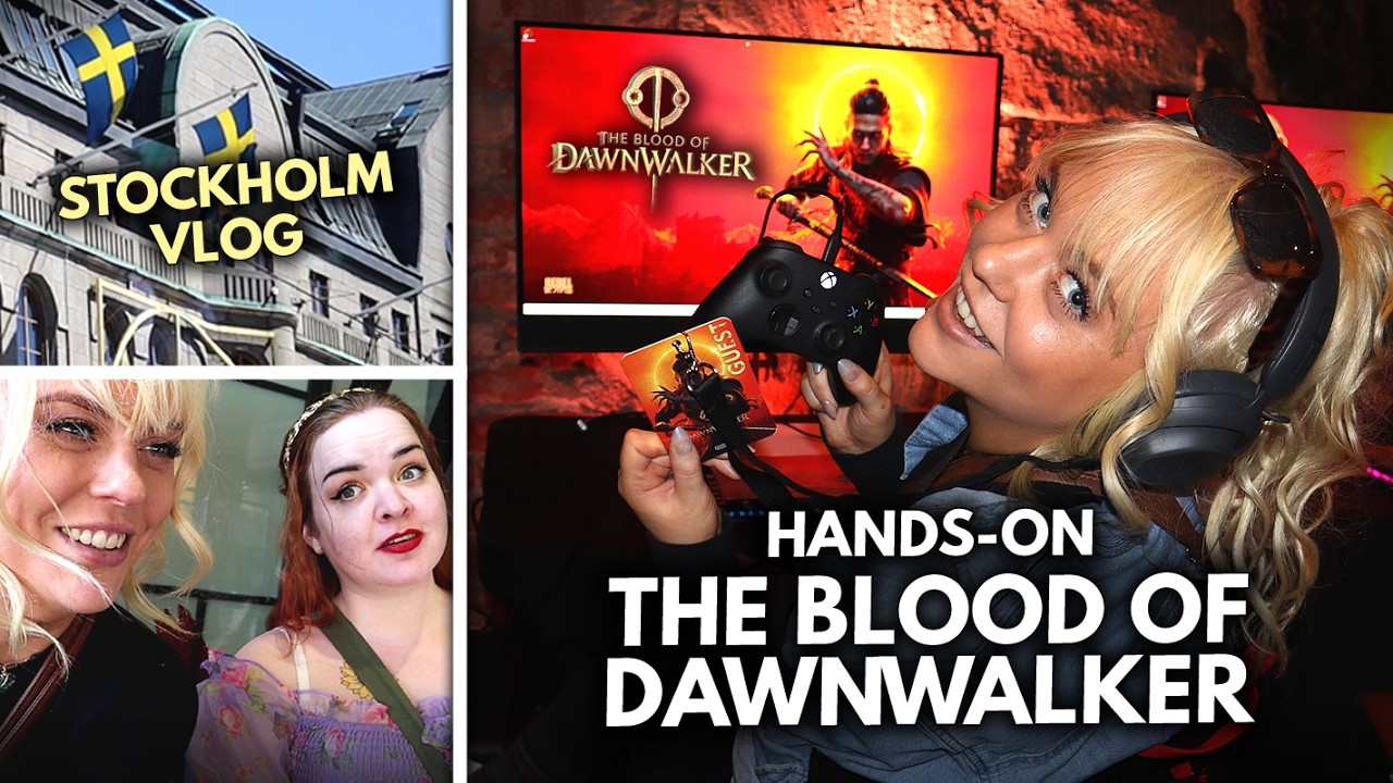 WE PLAYED IT - Stockholm Vlog / The Blood of Dawnwalker Hands-On Preview Event