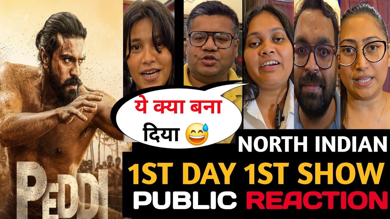 Peddi Movie First Show North Audience Review || peddi hindi audience reaction #ramcharan #southmovie