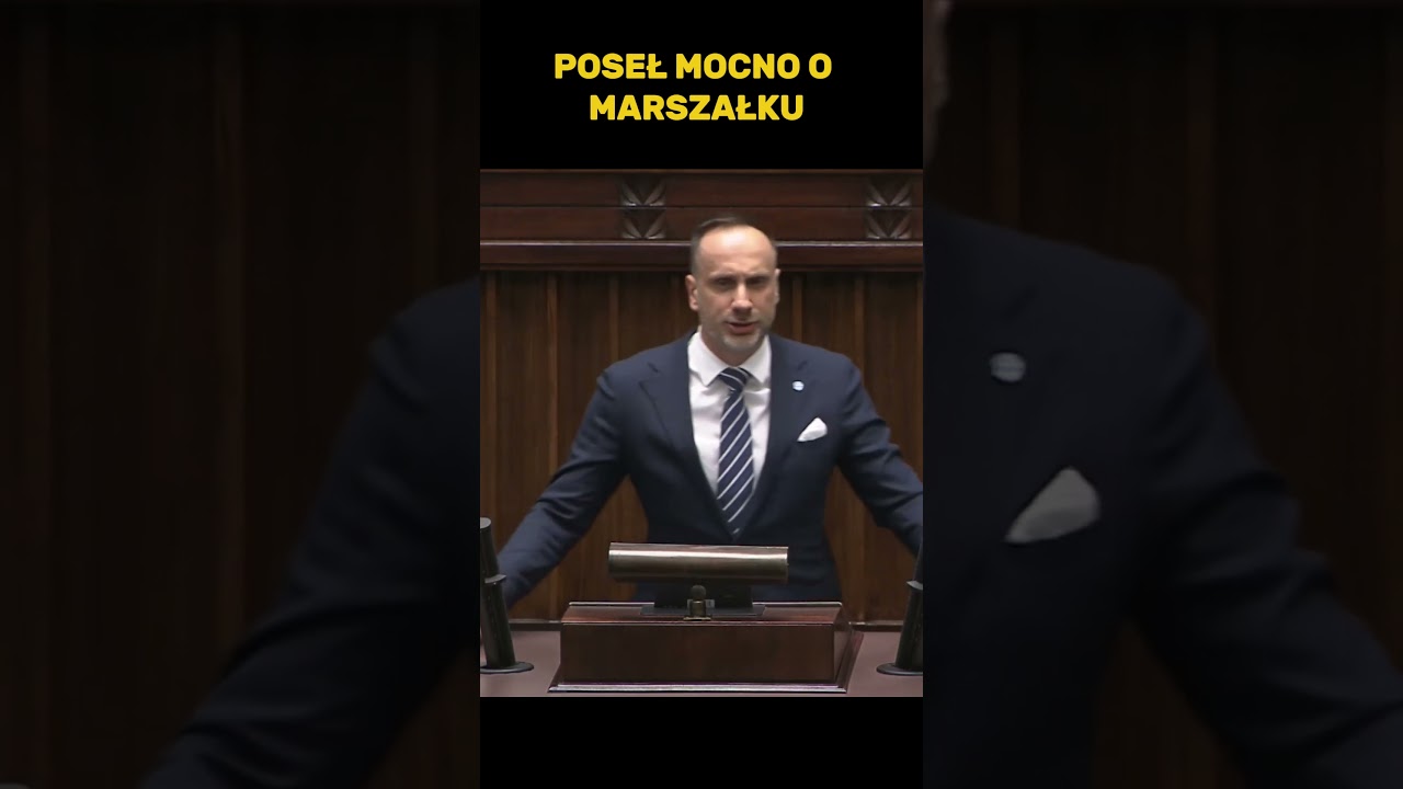 Poseł mocno o Marszałku | 