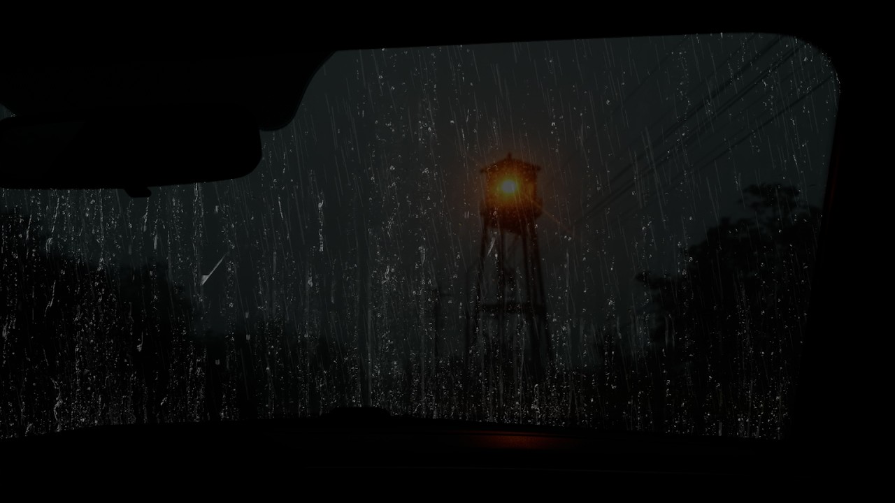 Heavy Rain Car Window Sounds | Calm Your Overthinking Mind for Deep Sleep