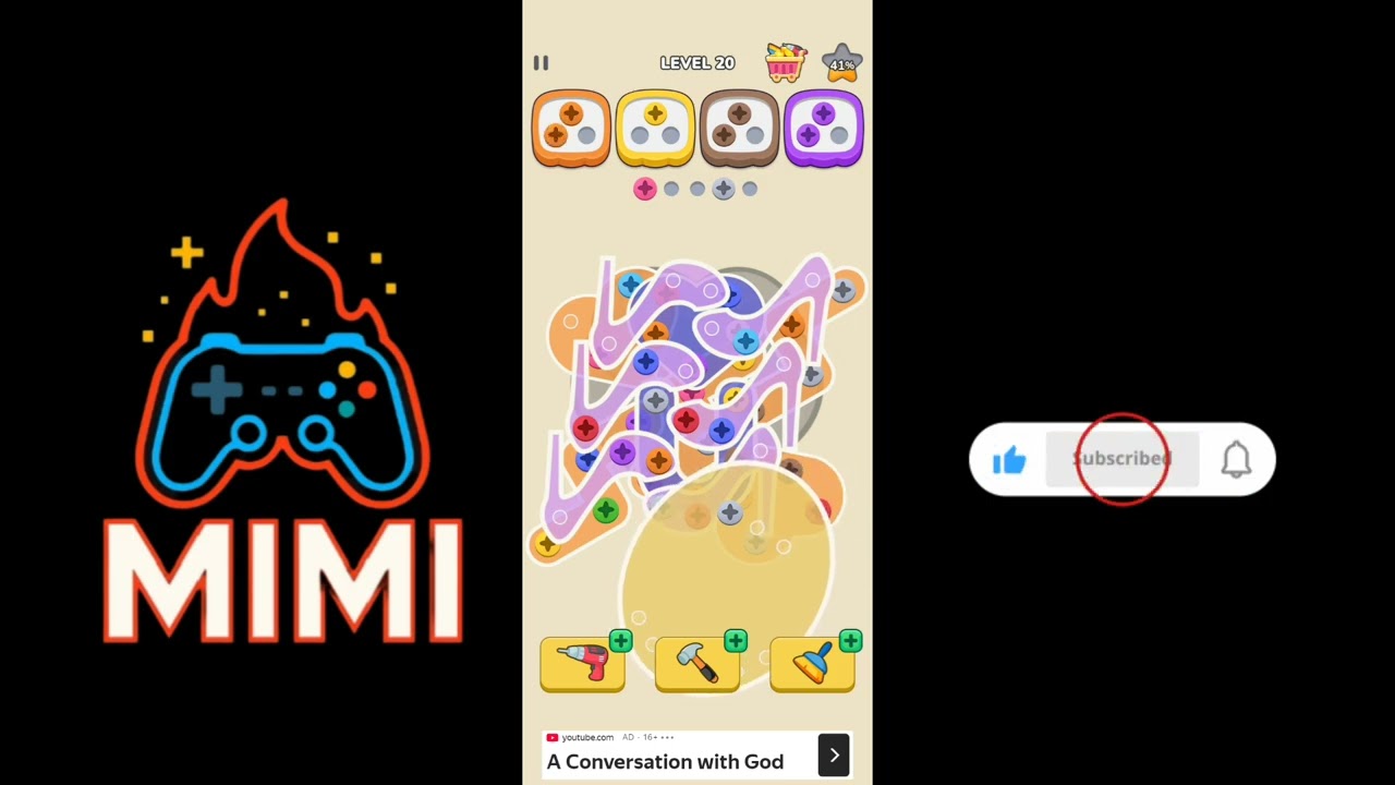 Unscrew Nuts#|Game Mimi#Games