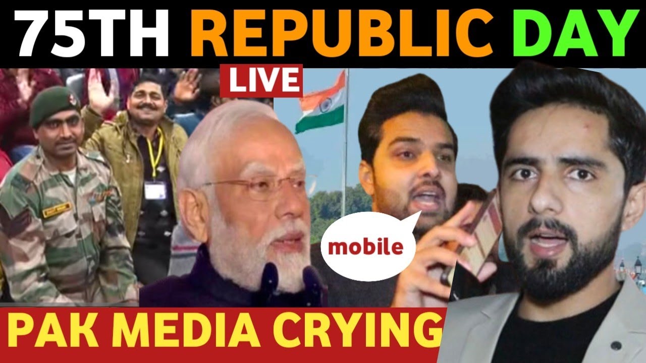 PM MODI ON REPUBLIC DAY PARADE LIVE , PAK MEDIA CRYING ON 75TH REPUBLIC DAY OF INDIA, REAL TV VIRAL