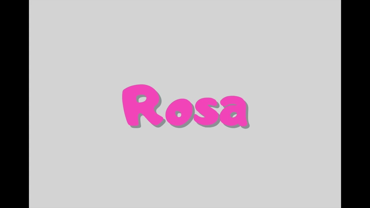 Come pronunciare “Rosa” in italiano | How to pronounce “Rosa” in Italian
