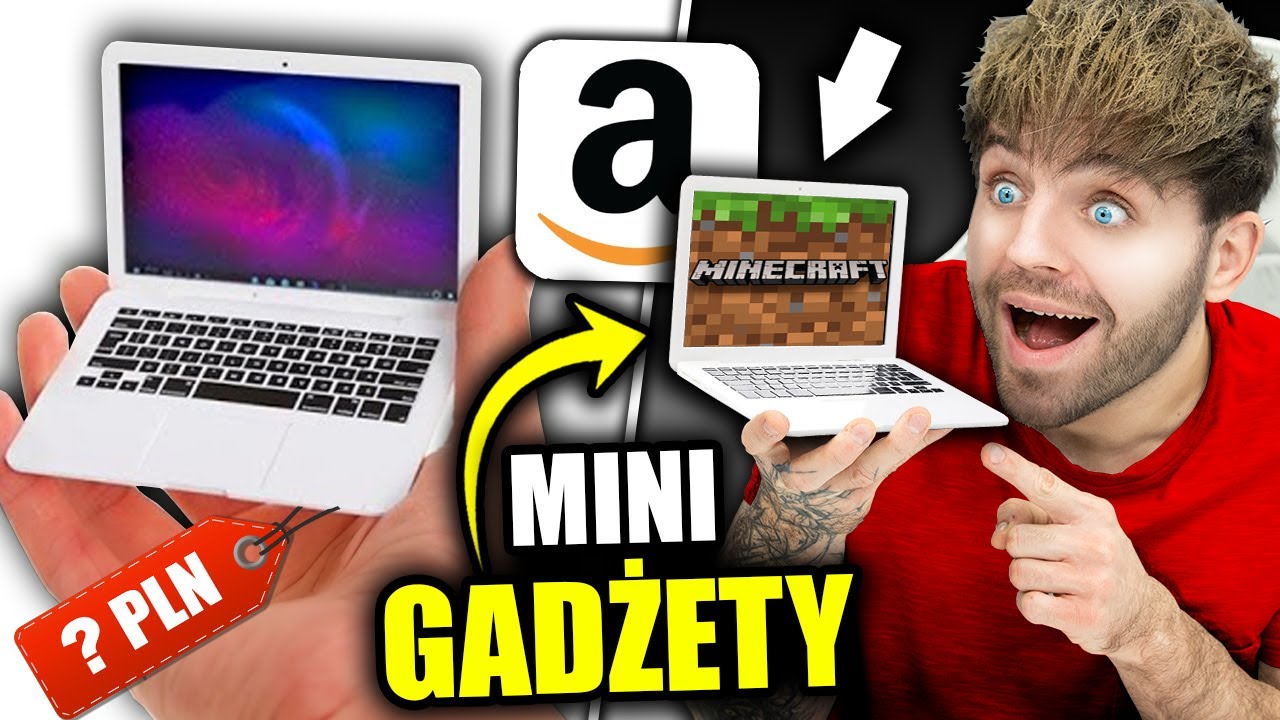 Testuje 🅼🅸🅽🅸🅰🆃🆄🆁🅾🆆🅴 GADŻETY z Amazona! *mini laptop*