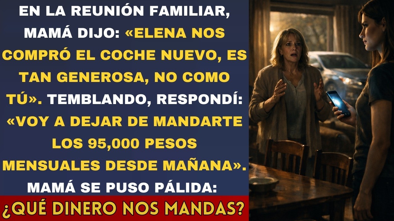 EN LA REUNIÓN FAMILIAR, MAMÁ DIJO: 