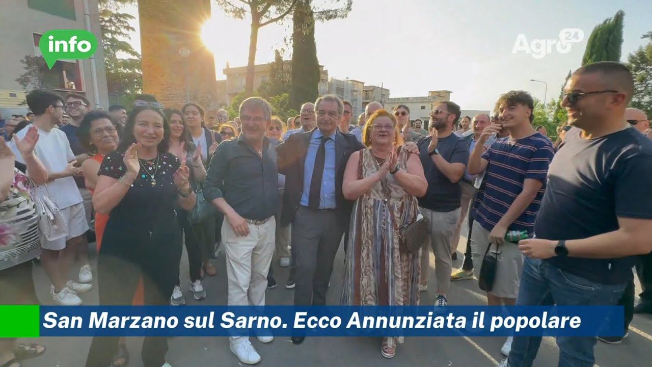 San Marzano sul Sarno. Ecco Andrea Annunziata il popolare