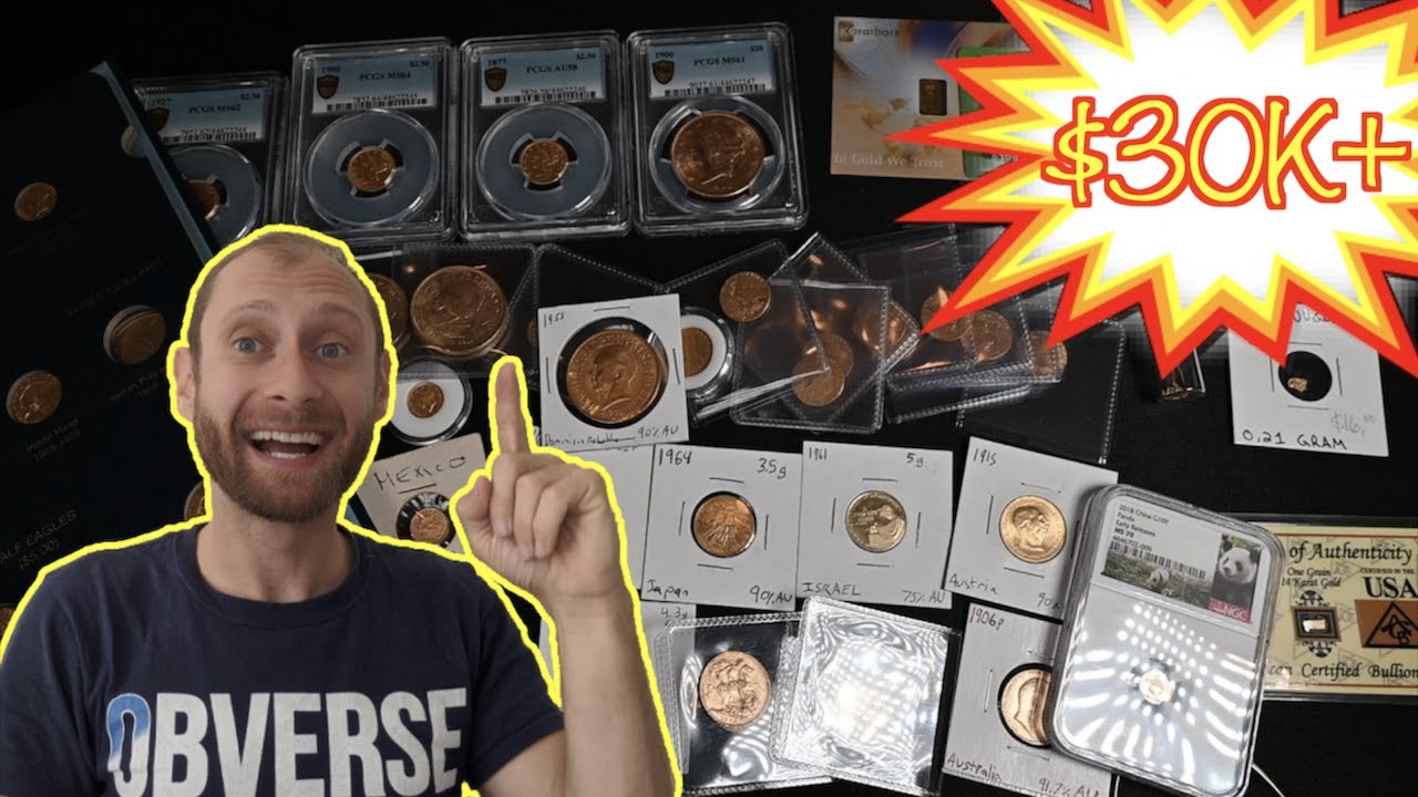 Normal Guy's Gold Stack After 10 Years in 2023– Coins & Bullion