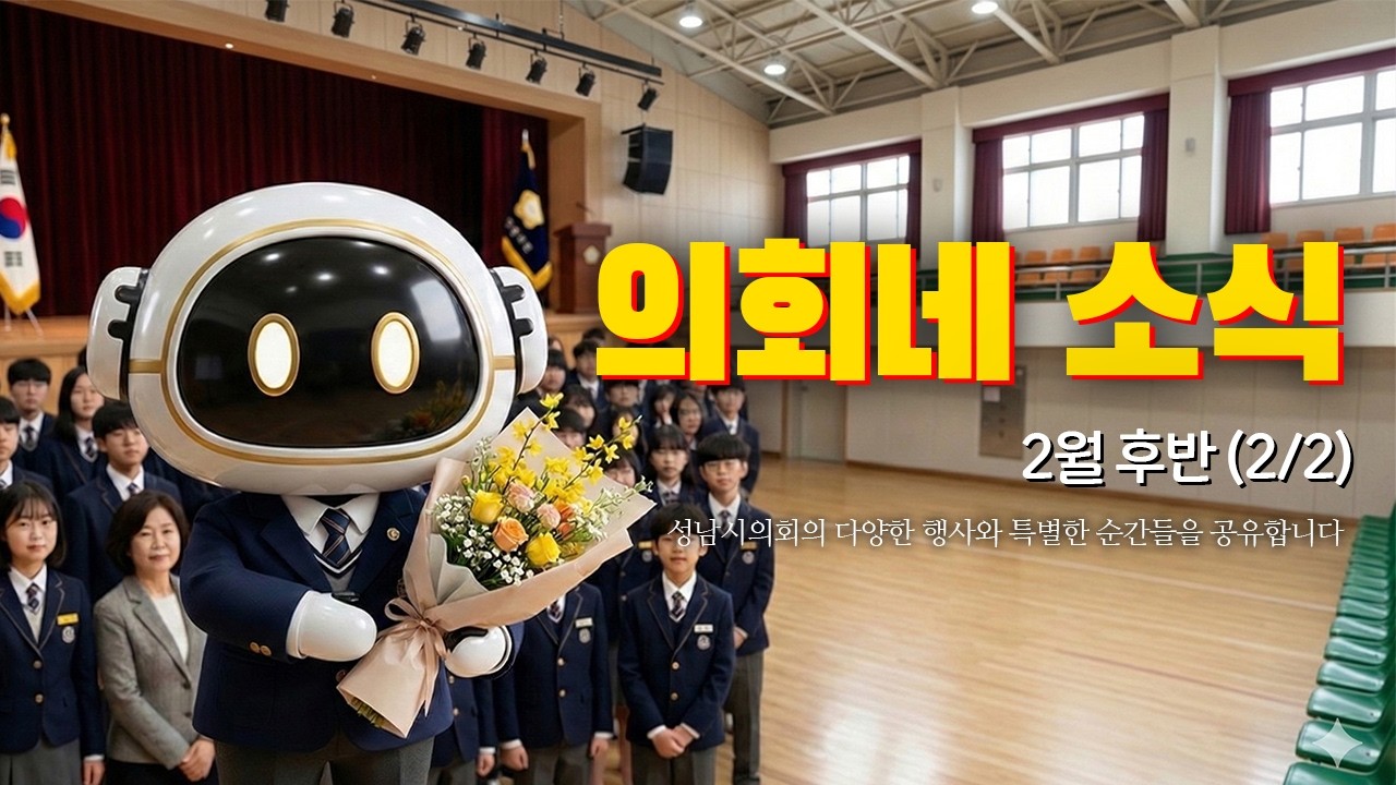 🏫2026년 2월 2/2(후반) 의정활동 영상 소식입니다. | 의회네소식