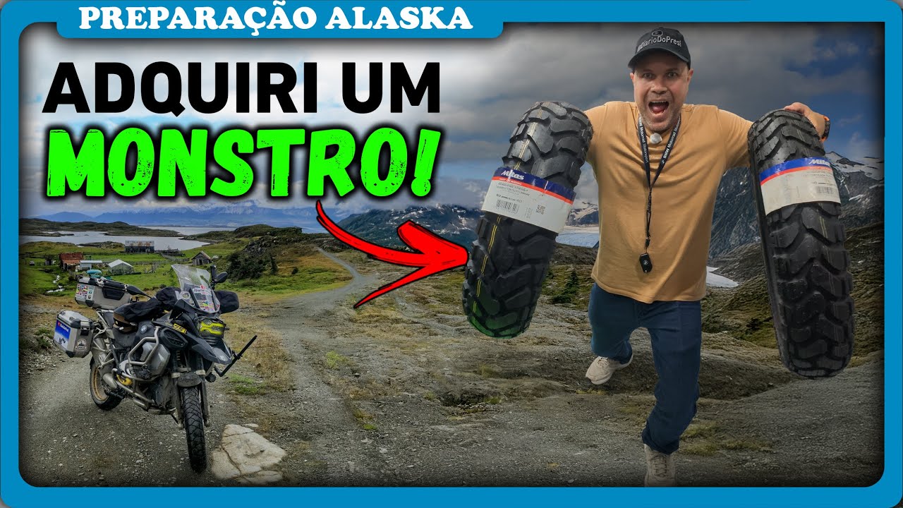 Um erro aqui acaba com tudo: PNEUS Mitas E07 Dakar para o Alaska e o SCAM da Woyo que evita desastre