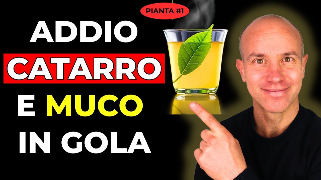 ADDIO CATARRO e MUCO IN GOLA: Le 10 Piante che li Eliminano SUBITO