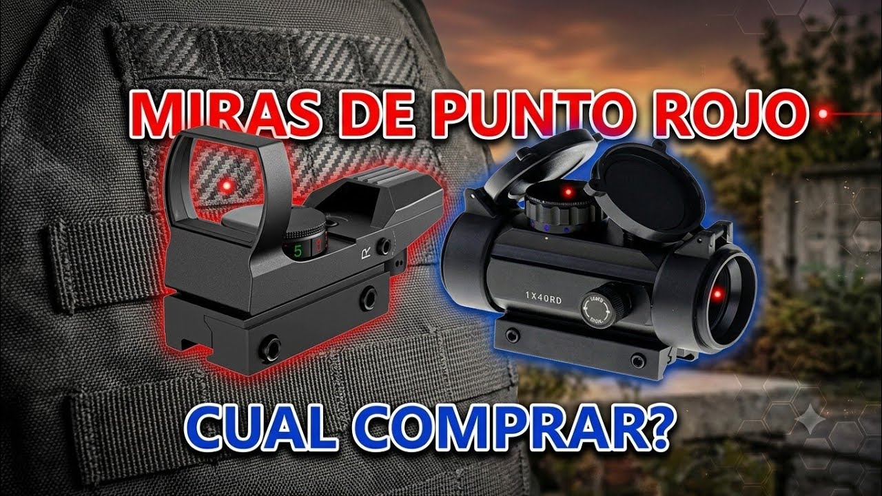 MIRAS DE PUNTO ROJO //CUAL COMPRAR?#joselucarabinaspcp